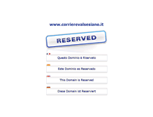 Tablet Screenshot of corrierevalsesiano.it